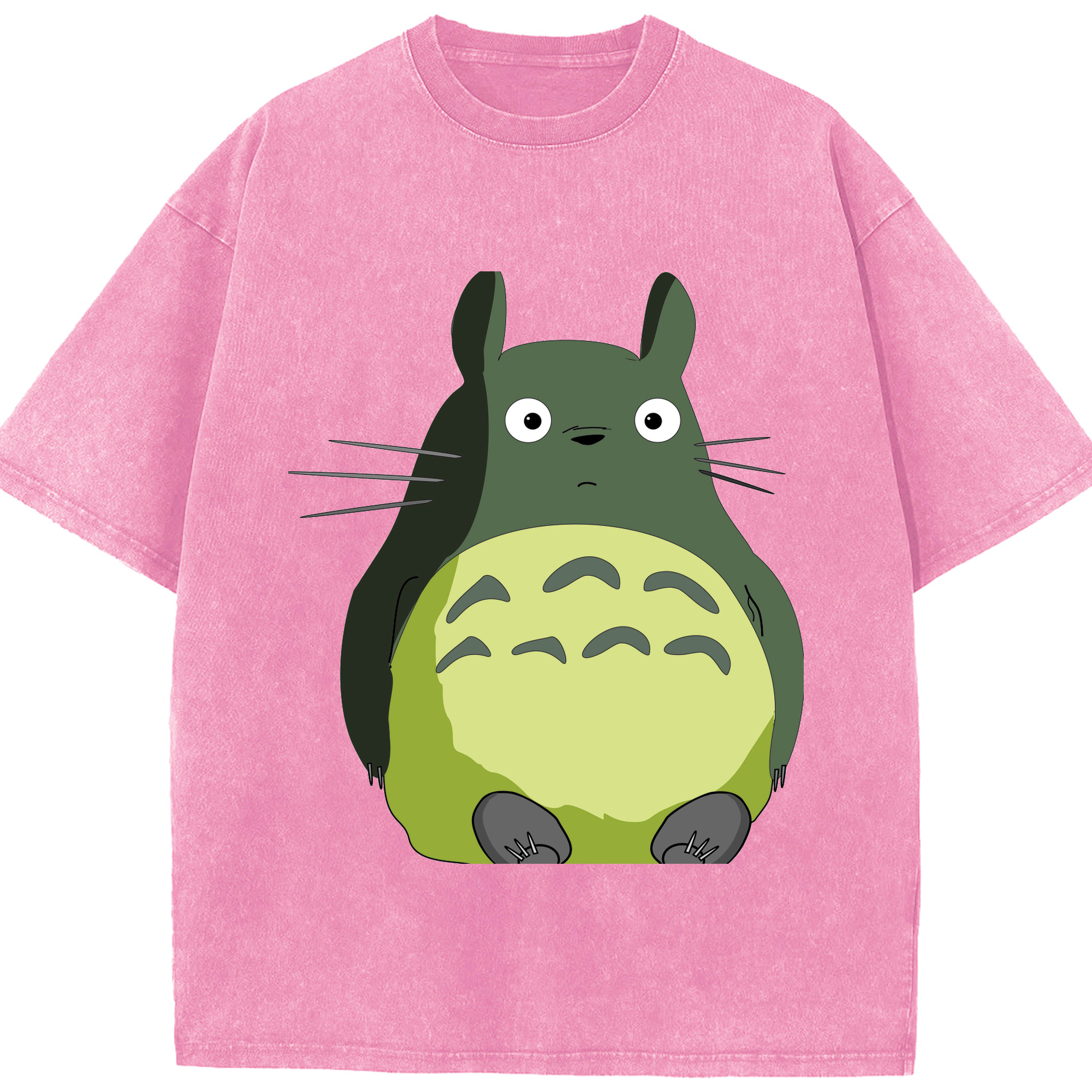 （画像用） となりのトトロ 草壁メイ 草壁サツキ My Neighbor Totoro Satsuki Kusakabe Mei Kusakabe 綿100% ヴィンテージ風 半袖Tシャツ（フロントプリント）